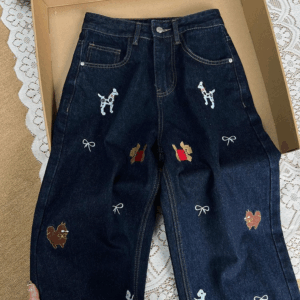 PANTALON DENIM DE PERRITOS